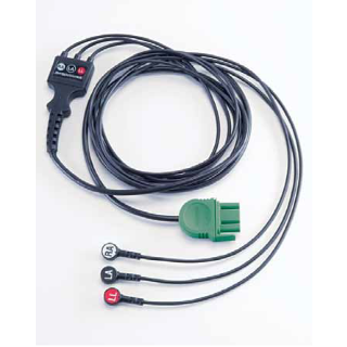 LP1000 EKG CABLE ASSEMBLY-3 WIRE ECG, IEC Lifepak