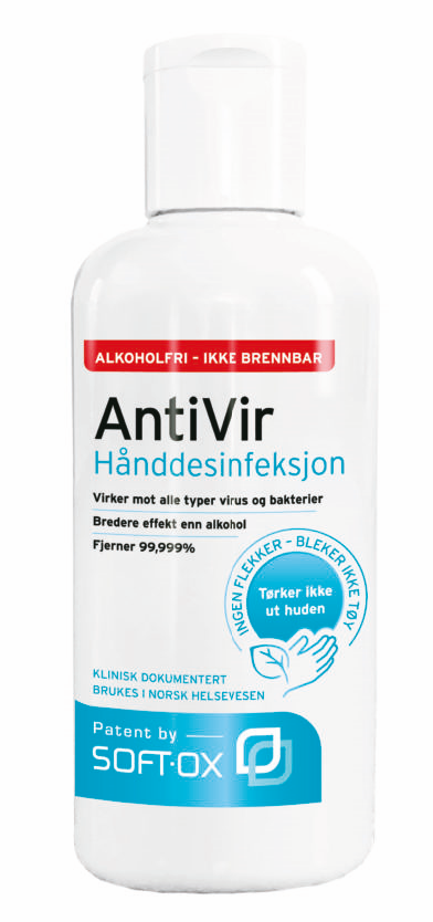 AntiVir 12x250ml alkoholfri hånddesinfeksjon